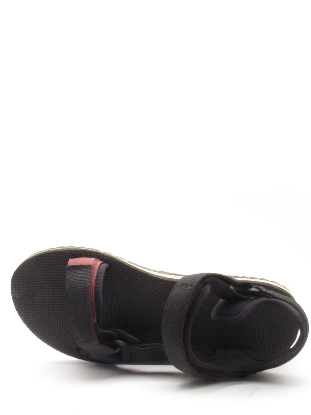 Teva Black & Red Universal Trail Strap Sandals Womens Size 7 1107709 Excel Cond - Picture 12 of 13